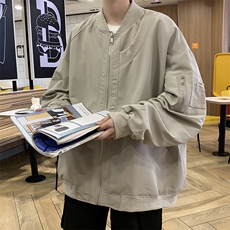 春秋季棒球服外套男美式潮牌复古高级感宽松飞行夹克W7882-P48，男装夹克，星座512-4