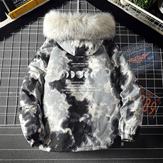 MC49135-P135日系潮衣男大码派克服男工装服外套袄，男装棉衣，电商A040A