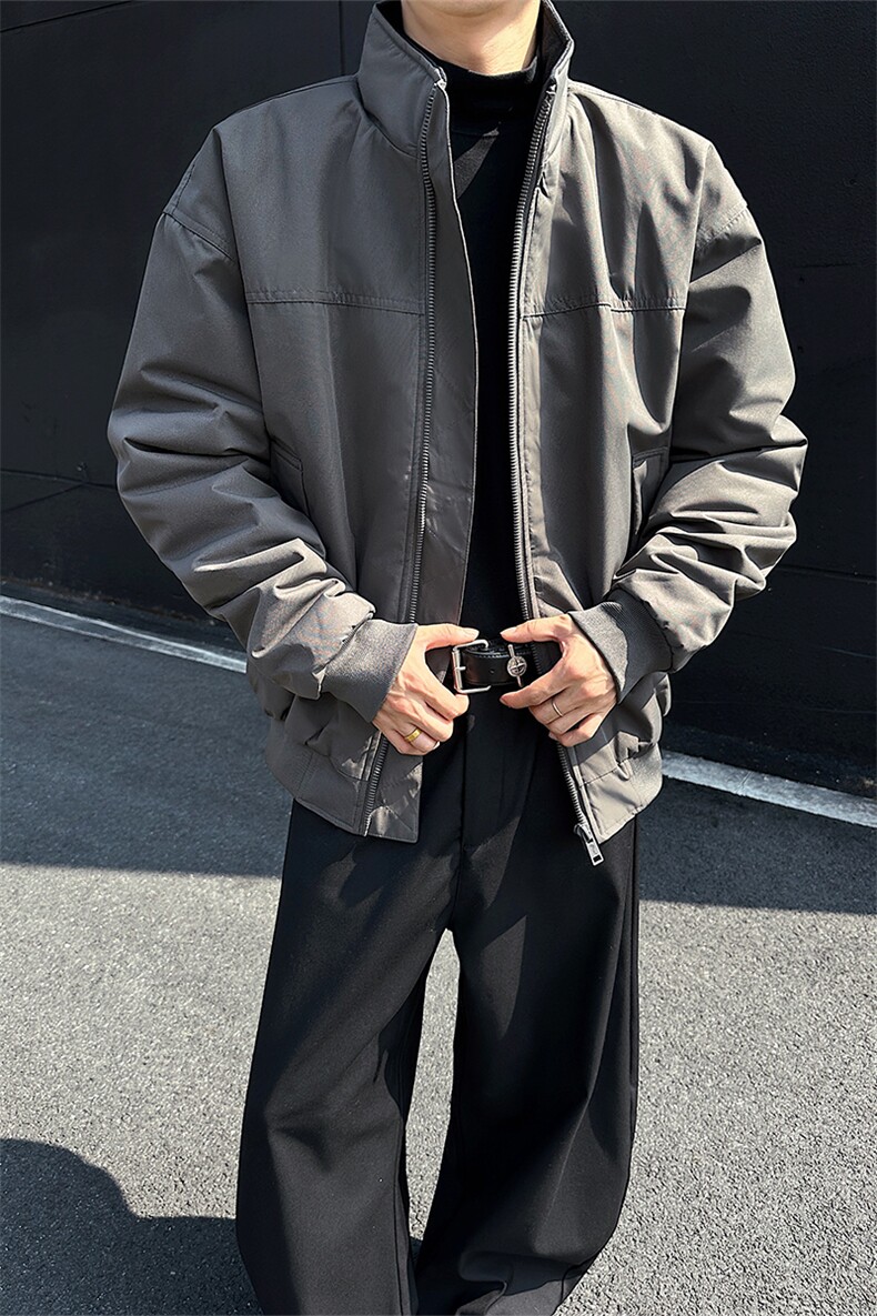 现货5万夹克棉服立领飞行教练夹棉加厚棉衣男5D4084-TP48不,男装夹克,电商A102