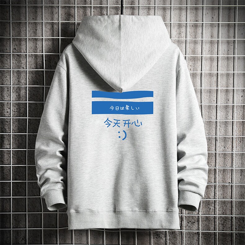 KS21033-P38连帽开衫卫衣男运动外套大码班服网格挂拍,男装卫衣,电商A040A