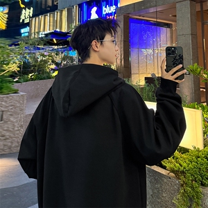 交叉领带设计重磅420克宽松连帽卫衣XZ225-3-WY12-P75控105图片