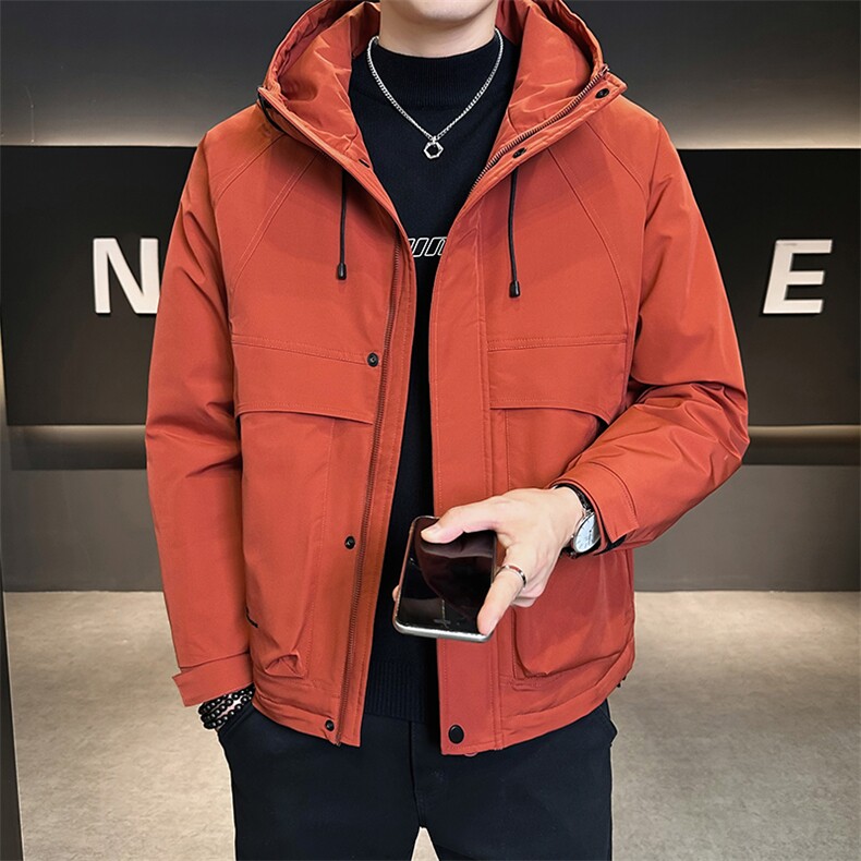 抖音2025男士秋冬二棉加棉加厚夹克休闲棉服M1125-P120,男装夹克,电商D240-242
