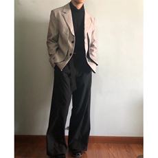 休闲西服男春秋季休闲商务单西新款针织衫圆领小西装外套上衣，男装西服，星座601-1