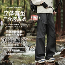 2025秋季高街长裤工装裤潮牌休闲户外速干直筒宽松长裤Z6910-P45，男装工装外套，星座610（原A335）