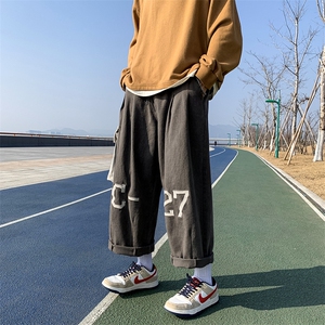 男春秋季休闲纯棉工装裤长裤K70P35图片