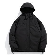 冬季新品保暖连帽棉衣休闲潮流青少年百搭棉服外套MY9083-P100，男装棉衣，电商A128