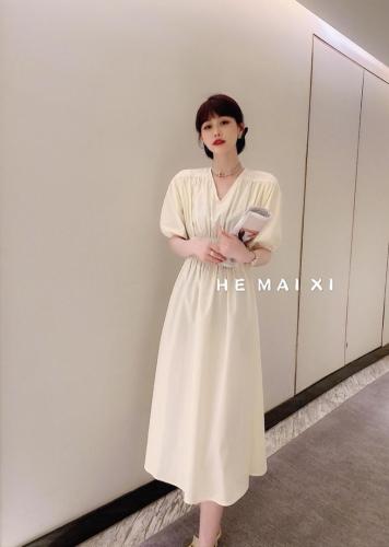 锻料花朵连衣裙,女装连衣裙,HEMAIXI 和麥熙