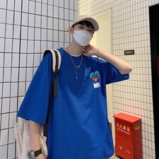 2025夏季港风休闲印花oversize宽松T恤B266-DX11-P30，男装T恤，星座B257-1