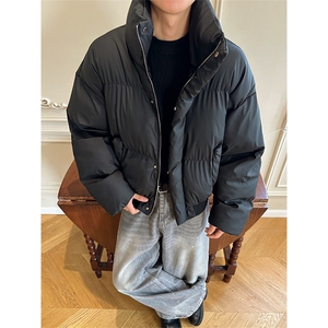 pu皮棉服冬季美式高街棉袄cleanfit短款宽松棉衣外套MF3667-特P85图片