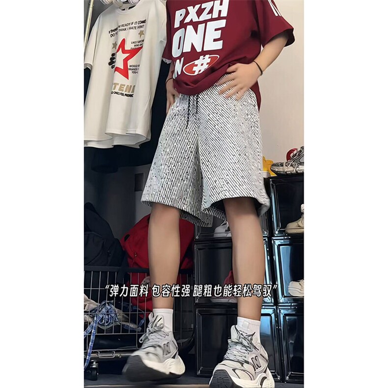 夏季美式高街cleanfi休闲运动五分短裤货号DK25152特P25,男装牛仔裤,电商A063