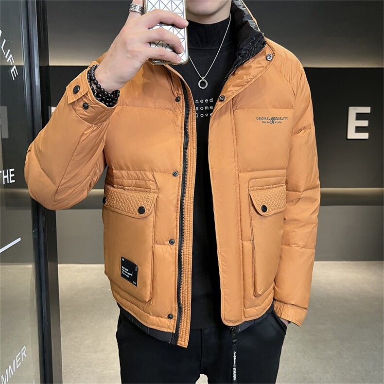冬季新款店主风男士保暖立领百搭工装休闲羽绒服外套男8085-P185,男装羽绒服,电商A413