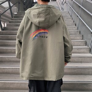JK41064-P85纯棉连帽夹克男士大码工装夹克男外套男,男装夹克,电商A040