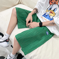B221夏装新款港风青少年工艺面料五分裤短裤LK22032-P40，男装休闲裤，电商B221