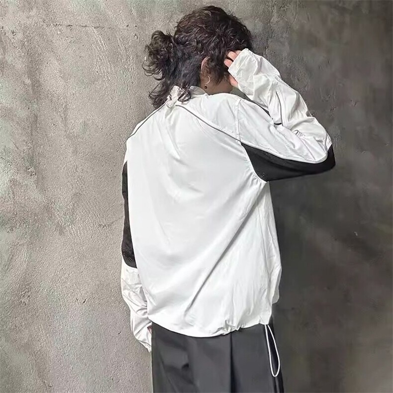 美式速干冰丝凉感防晒衣男夏季薄款户外透气拼接外套Y116-P53,男装防晒衣,星座1001-1