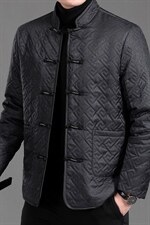 BAMJ-7811钱塘2020-2中年男士秋冬季厚款羽绒休闲简约外套P85，男装夹克，钱塘207-2
