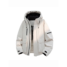 机能高品质连帽羽绒服保暖情侣冬90白鸭绒学生2025SYR2607-P270，男装羽绒服，星座610B-1