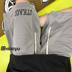 XZ616夏季新款双层网眼冰丝篮球裤TY353P35控48，男装休闲裤，星座512A（原616）