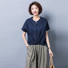 直筒2021年夏季时尚百搭套头连帽T恤短袖短款纯色，女装T恤，独衣靓