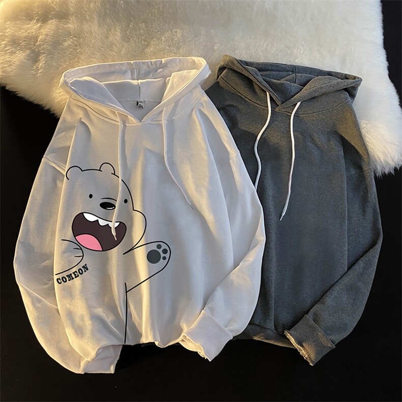 WY2131-P35加绒款-P40纯棉连帽卫衣男大码运动帽衫宽松薄外套男,男装卫衣,电商A040