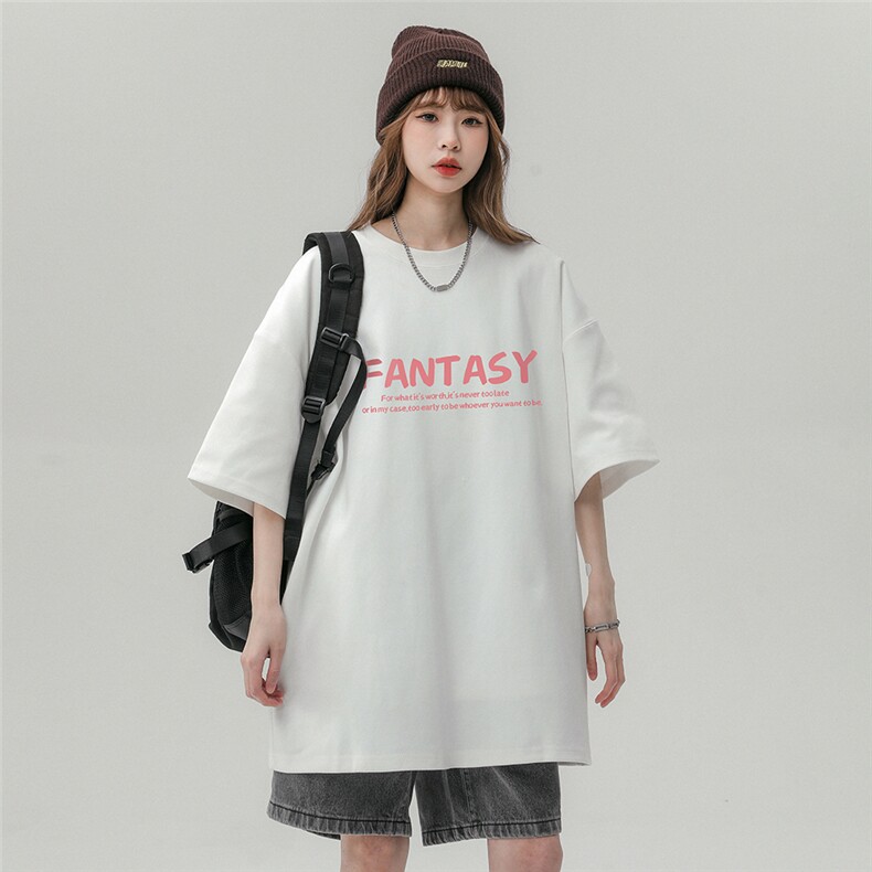 中性风新款夏季时尚复古百搭雪山印花宽松短袖T恤T6091P25控38,男装T恤,电商A268
