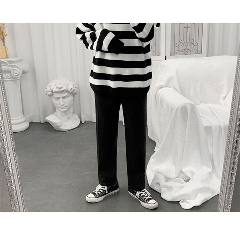 1506-1/G9040/P30秋冬款条纹卫衣男韩版潮流青少年百搭上衣1图片