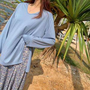 【现货】夏季新款 开叉显瘦T,女装,郭郭家