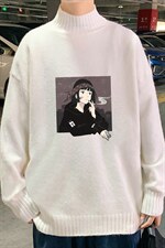 M18122-P45加绒款-P65半高领毛衣男士大码针织衫男毛线衣男,男装针织衫/毛衣,电商A040