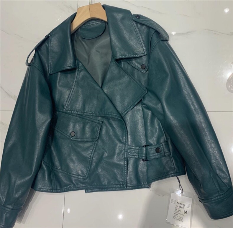 皮衣外套，女装皮衣，卡薇尔