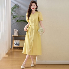 连衣裙女装2025新款夏天衣服夏装气质修身显瘦收腰女人味连衣裙子，女装连衣裙，香水丽阁