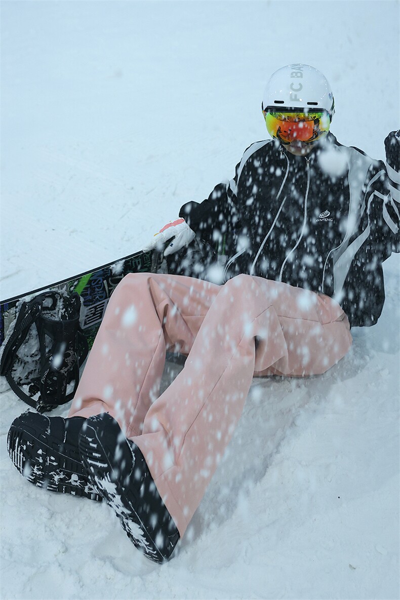 东北旅游零下单双板滑雪裤男女加绒哈尔滨防寒裤子冬季雪地抗寒裤,男装休闲裤,电商A102