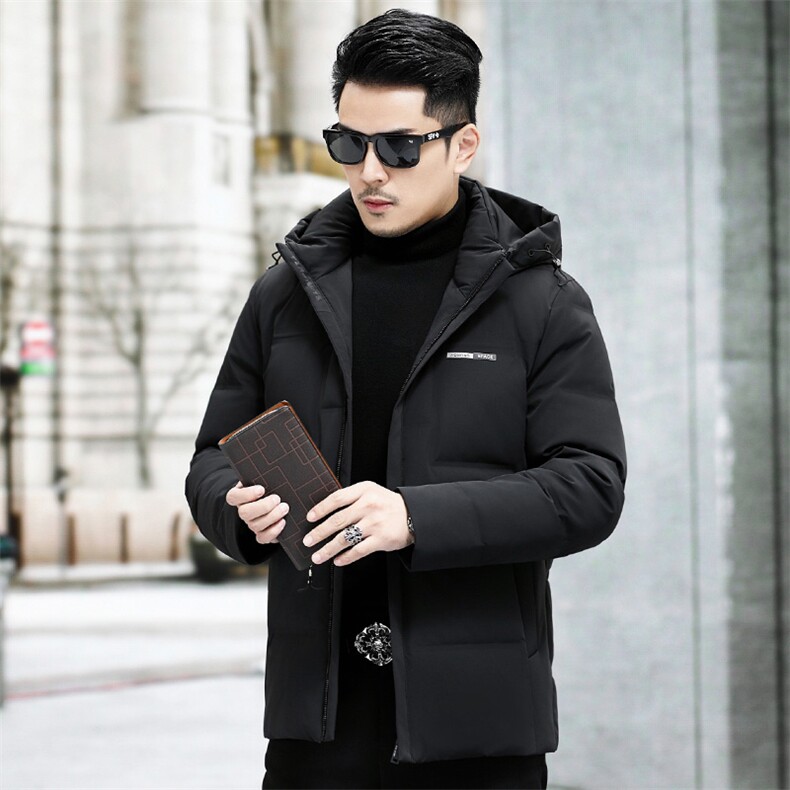 B8722钱塘2020-3商务休闲冬季厚款有帽简约中年男士羽绒服P238,男装羽绒服,钱塘207-3