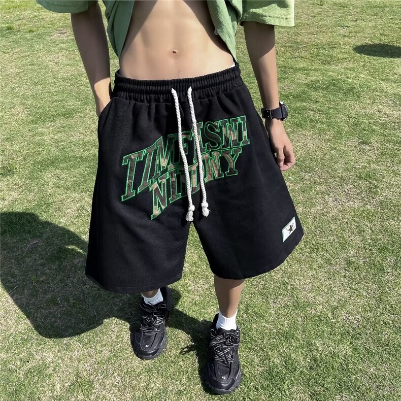 男夏水洗全刺绣休闲裤DK9044P35,男装休闲裤,星座1116-2