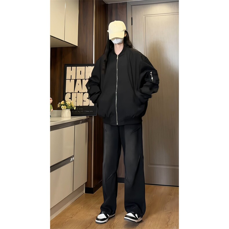 量大优供视频垫肩阿尔法飞行员外套夹克男CP44-70,男装夹克,电商B371