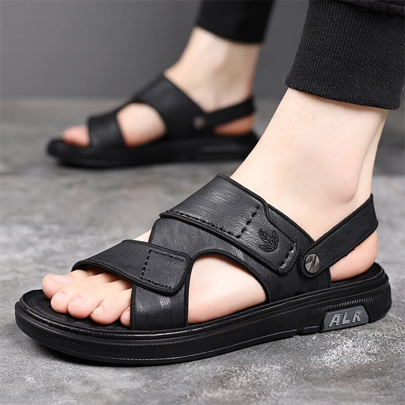 X4960-p105男士凉鞋夏季新款沙滩鞋凉拖两用潮流软底男鞋，男鞋凉鞋，星座1407-3