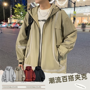 春款现货 冲锋夹克外套男款上衣运动夹克JK02655-P75图片