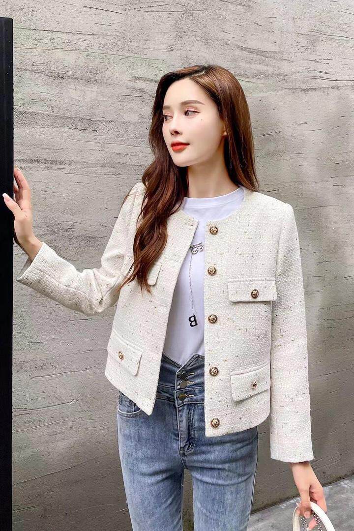 含毛粗花呢小香外套火，其它，天使公主