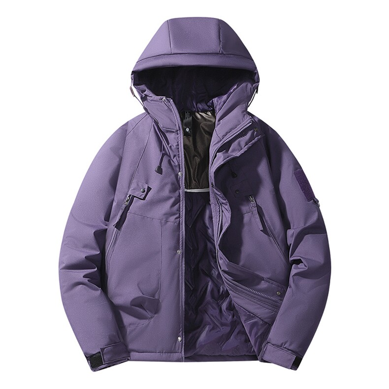 冲锋衣情侣户外登山服石墨烯发热内胆登山服滑雪加厚棉衣J90A-P60,男装夹克,星座1402-1