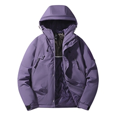 冲锋衣情侣户外登山服石墨烯发热内胆登山服滑雪加厚棉衣J90A-P60，男装夹克，星座1402-1