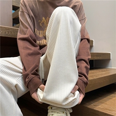 K2486批40控68秋季新款肌理感裤子男百搭休闲裤基础款男裤子长裤，男装休闲裤，电商D229A
