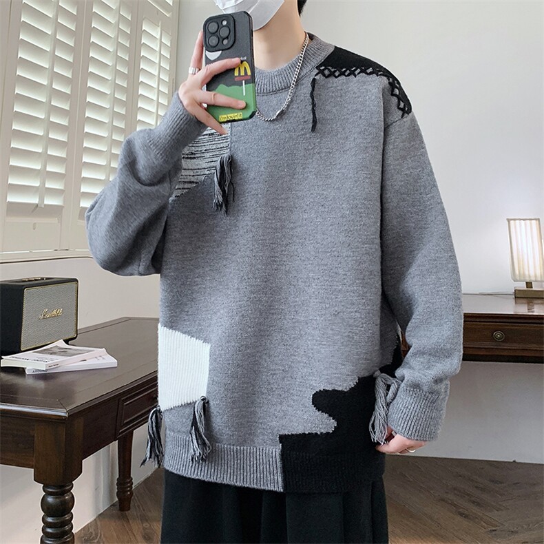 【新品】2025秋冬男士时尚休闲百搭针织毛衣潮流-M031-P50,男装针织衫/毛衣,星座1105-1