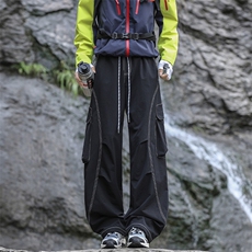 秋季防风拼接大口袋大码防泼水徒步登山冲锋裤男K24036-特P55控98，男装休闲裤，电商A001
