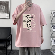 麂皮绒短袖t恤男大码半袖男大皂风JD82352-P25，男装T恤，电商A040