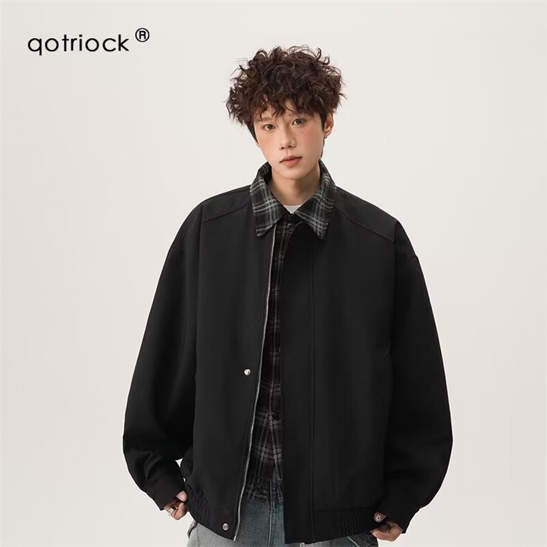 1506-1/JA2001/P64痞帅外套男潮牌港风原宿风韩版潮流宽松夹克,男装夹克,星座1506-1