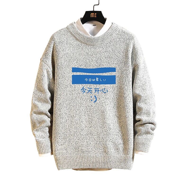 M19033-P45加绒款-P65加厚加绒毛衣男大码毛线衣男针织衫砖墙,男装针织衫/毛衣,电商A040A