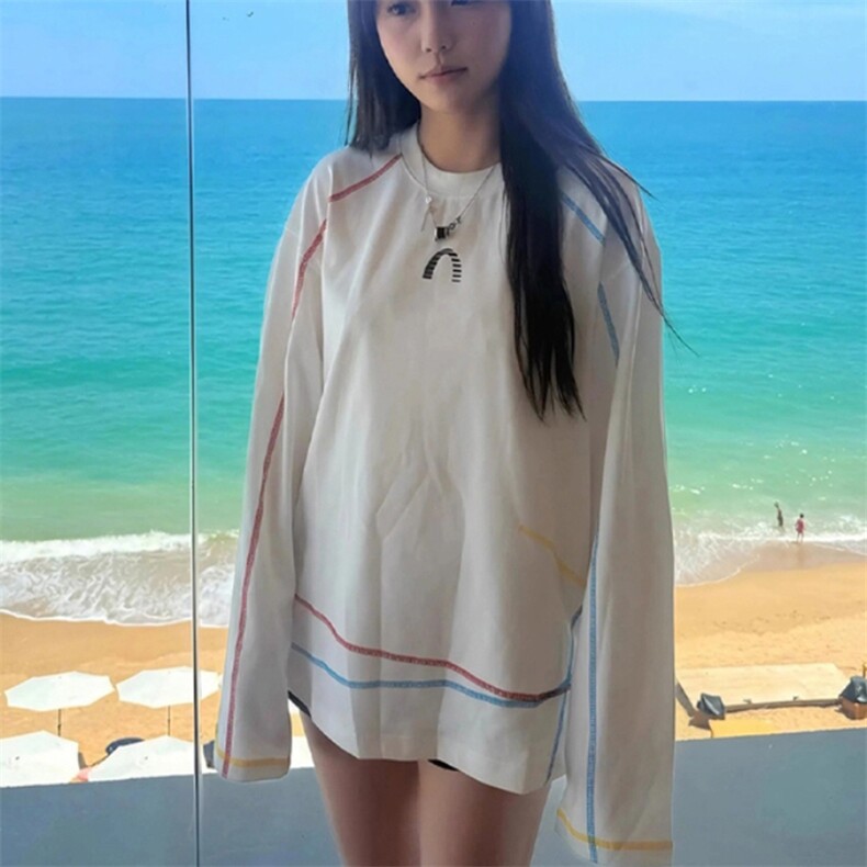美式高街解构工艺速干长袖T恤衫男女款防晒上衣户外运动骑行服潮,男装防晒衣,电商A486
