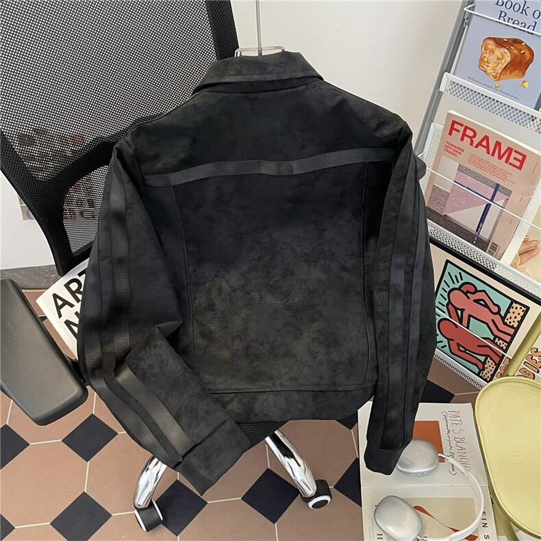 复古外衣拼接牛仔夹克男女小众美式工装外套潮男装7830P76,男装夹克,星座410-2