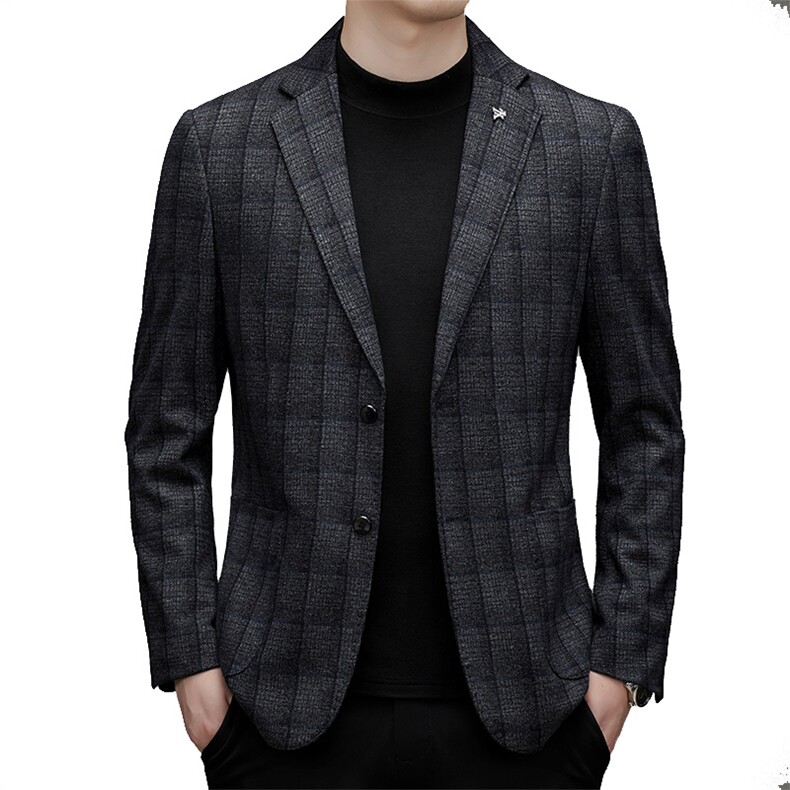 DJ2230钱塘2020-3中年男士时尚休闲简约百搭秋冬季西服货稳P152,男装西服,钱塘207-3
