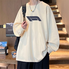 抖音得物供货量大从优可提供视频美式长袖T恤CT735特P25，男装T恤，电商A486-1