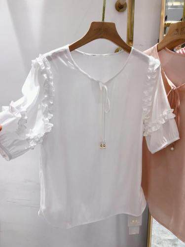 【】唯芬6120款净色小衫上衣，女装，唯 芬