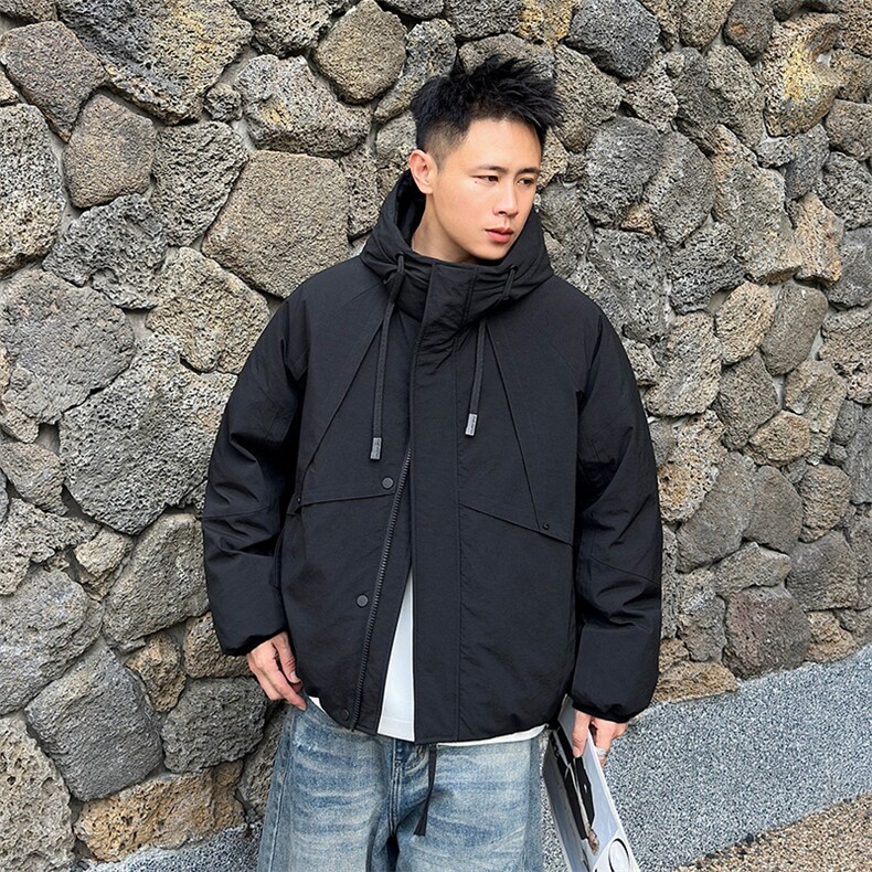 2025冬季标90绒连帽白鸭绒羽绒服大码375-p370，男装羽绒服，星座223（原229-2）